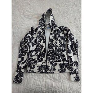 Lululemon Scuba Hoodie Laceoflage Sweatshirt Hoodie Black White Floral 4 See Pic